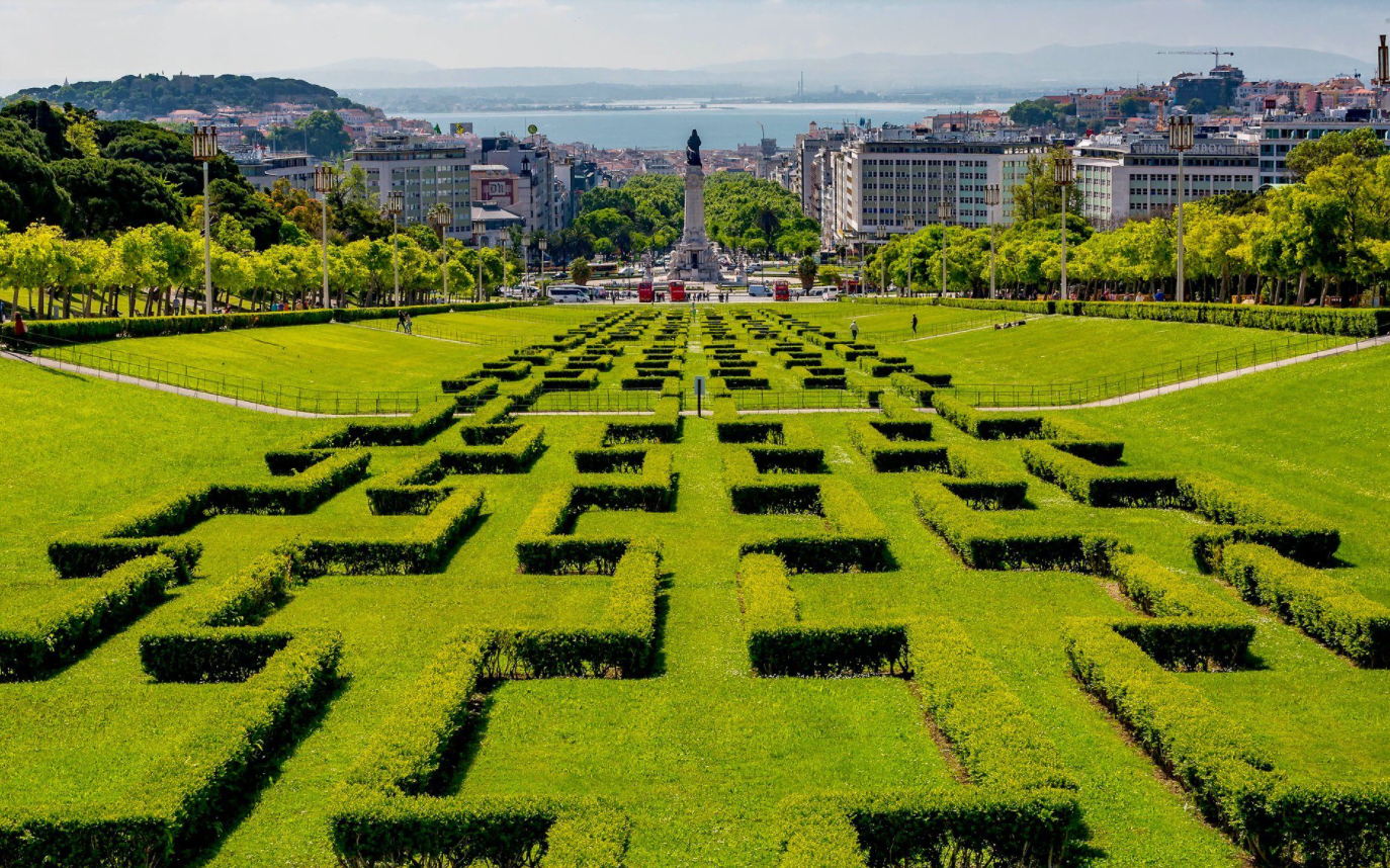 Parque Edouard VII , parc à lisbonne, incontournable à lisbonne à ne pas manquer