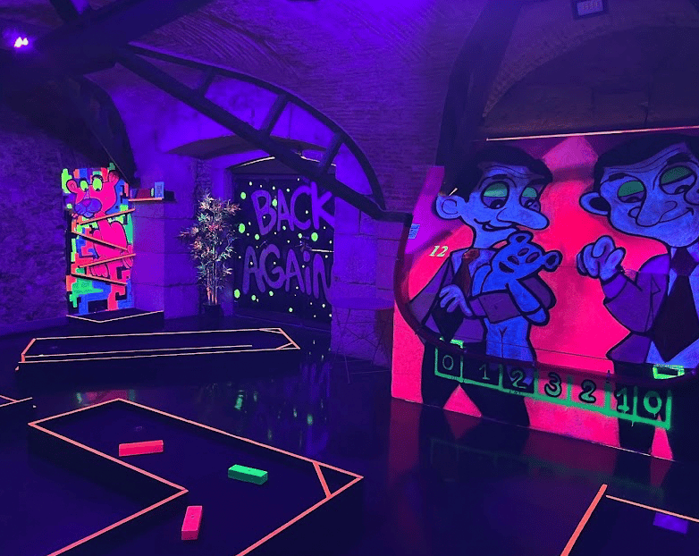 mini golf à Lisbonne , visiter lisbonne en famille