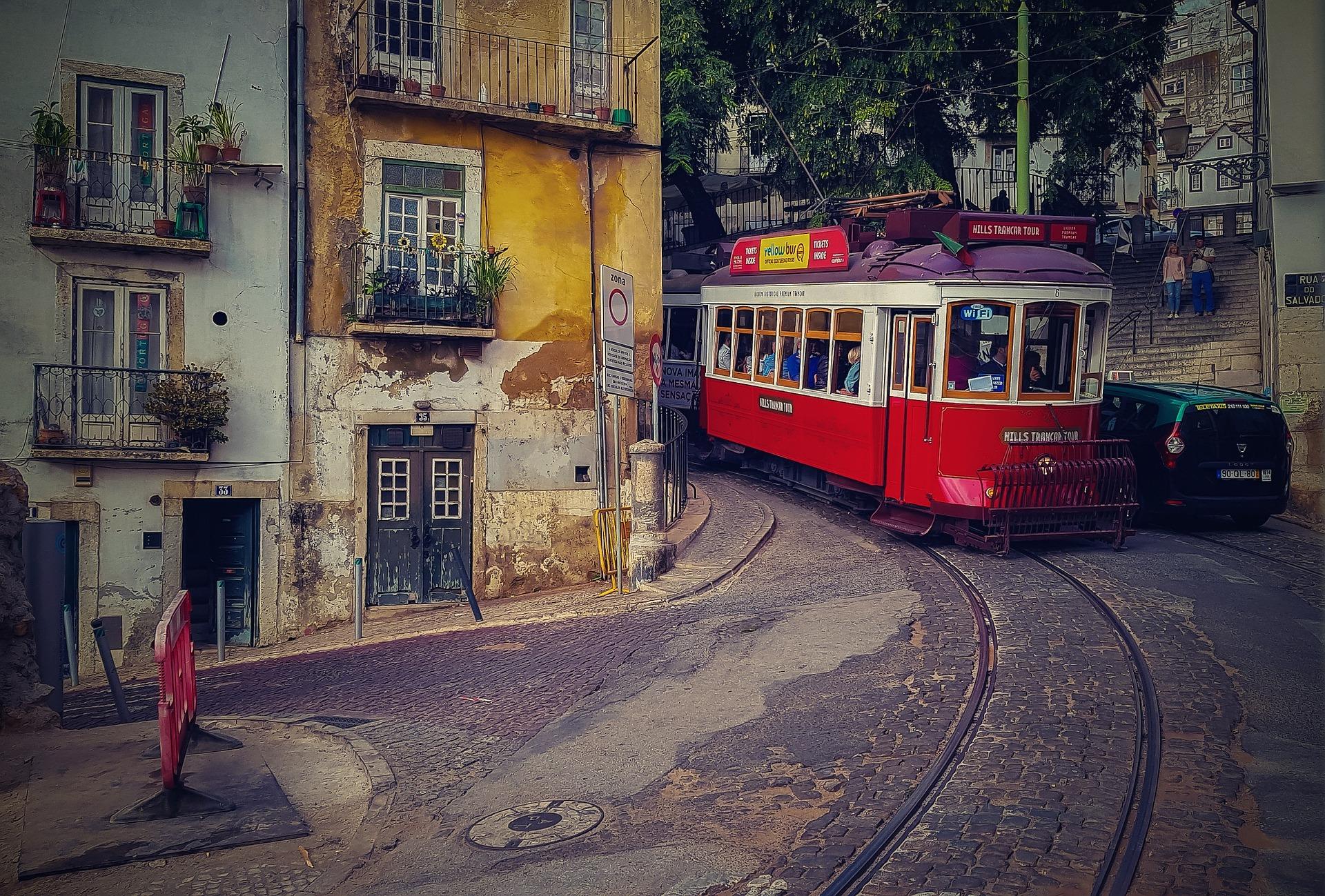 Les tramways à lisbonne, visiter lisbonne en tram