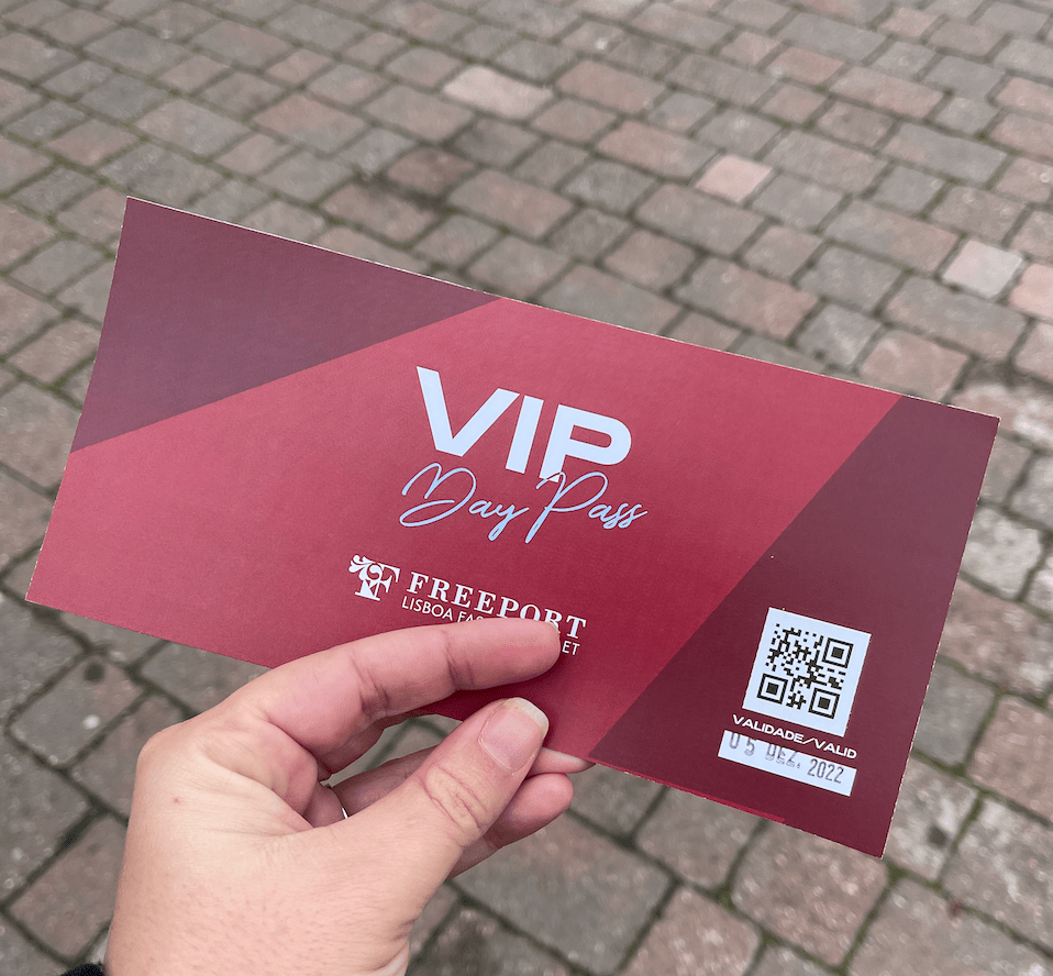 Bon plan et conseil freeport lisbonne pas cher , promotion VIP DAY PASS