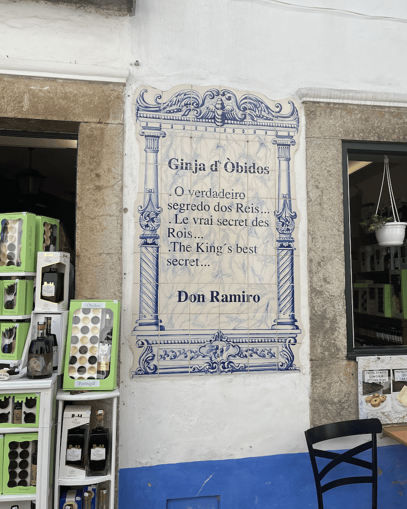 Ginja obidos, alcool portugais, ginja portugal , ginja obidos portugal